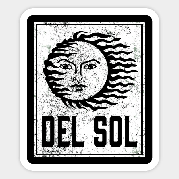 Del Sol - The Sun Tarot Design Sticker by ballhard